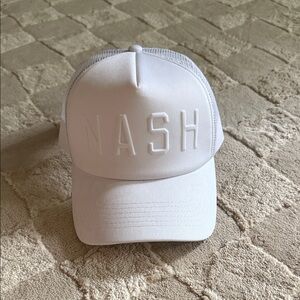 Ash Kids White Mesh Cap